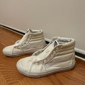 Vans old skool white high tops
